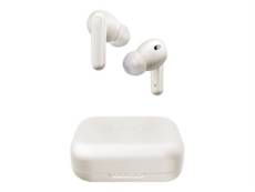 Urbanista London - Écouteurs sans fil avec micro - intra-auriculaire - Bluetooth - Suppresseur de bruit actif - perle blanche