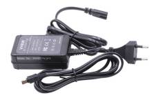 vhbw Bloc d'alimentation, chargeur adaptateur compatible avec Sony Cybershot DSC-H70, DSC-H9, DSC-HX5V/B appareil photo, caméra vidéo - Câble 2m