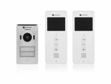 Smartwares système d'interphone vidéo 2 appartements 20,5x8,6x2,1 cm
