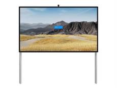 Steelcase Roam Collection - Support - pour tableau blanc interactif - blanc arctique, gris Microsoft - Taille d'écran : 85" - montable sur mur, souten