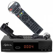 Récepteur de câble pour télévision numérique par câble - DVB-C (HDTV, DVB-C/C2, DVB-T/T2, HDMI, Péritel, USB 2.0) + câble HDMI (+ télécommande Intelli