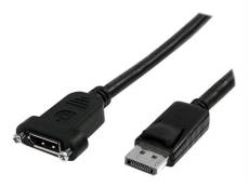 StarTech.com 3 ft / 91 cm 20 pin DP DisplayPort Extension Panel Mount Cable - DisplayPort to DisplayPort - Male to Female (DPPNLFM3PW) - Câble Display