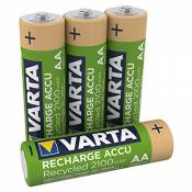 Varta Batterie Rechargeable Ni-MH AA Pré-Chargée Pack de 4 2100 mAh vert