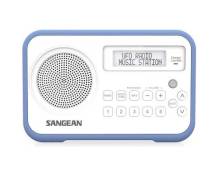 Radio portative Sangean DPR-67 blanc, bleu