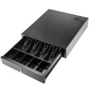 Tiroir caisse automatique noir avec RJ11 pour imprimante POS caisse enregistreuse