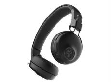 JLab Audio Studio ANC - Écouteurs avec micro - sur-oreille - Bluetooth - sans fil - Suppresseur de bruit actif - noir