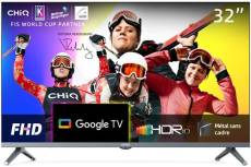 Smart TV CHiQ L32H8CG 32 pouces TV FHD Metal Frameless HDR10&HLG Google Assistant