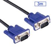 (#29) 3m High Quality VGA 15Pin Male to VGA 15Pin Male Cable for LCD Monitor / Projector