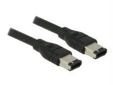 Delock - Câble IEEE 1394 - FireWire 6 broches (M) pour FireWire 6 broches (M) - 50 cm - moulé