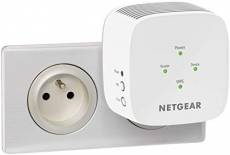 NETGEAR EX6110-100FRS Répéteur WIFI puissant sans fil AC1200, wifi extender , wifi booster, Améliore Votre Wifi - Installation Rapide - Bouton Point d