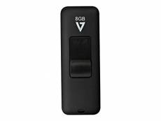 V7 VF28GAR-3E Slider USB 2.0 Mémoire Flash 8 GB noir