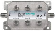 Axing Bab 6-01 Dérivateur Distributeur 6 Directions Pour Fm, Tnt Ou Dvb-c (5-1006 Mhz)