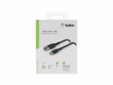 Belkin usb-c/usb-a câble 2m enveloppé, noir cab002bt2mbk