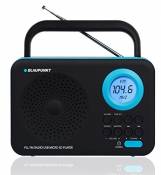 Blaupunkt PP12BK Radio Portable avec Lecteur MP3 USB/SD,