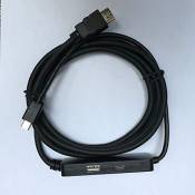 CABLING® Câble Adaptateur USB-C vers HDMI avec Power Delivery, Port de Carte SD/TF, USB2.0 et Type C - 2 Metres