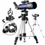 Télescope Astronomique 400/70MM Pro, Optiques en Verre