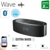 Enceinte Bluetooth STEREO + Radio Réveil - WAVE