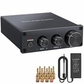 PROZOR Amplificateur Audio Stéréo 2 Canaux 50W Mini-Amplificateur