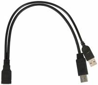 System-S Câble USB 32 cm A 3.0 Femelle vers 1X USB