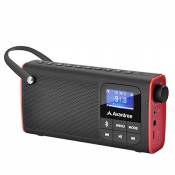 Avantree Radio FM & Lecteur Audio Micro SD, Enceinte Filaire & sans-Fil Bluetooth 3-en-1, Mémorisation & Scan Automatique des Stations, Légère et Port