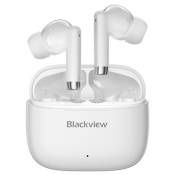 Blackview Airbuds 4 Écouteurs intra-auriculaires sans Fil Oreillette Bluetooth 5.3 Son Stéréo,Contrôle Tactile, IPX7 400mAh(Max.36h) pour Android iOS