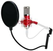 Pronomic CM-100R microphone de studio à grande membrane & filtre anti pop