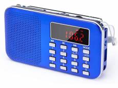 Radio portable am / fm / sd / aux / usb avec batterie