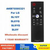 GUPBOO Télécommande Universelle de Rechange Pour le système audio LG SL10Y SL8YG SL9Y SL9YG