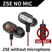 KZ ZSE Dual In Ear conducteur écouteurs Subwoofer