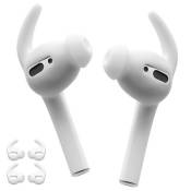 6 x Écouteurs en Silicone Embouts d'oreilles Crochets pour Apple AirPods (1st Gen) Casque Écouteurs