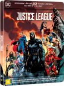 Liga da Justiça - Steelbook - Blu-Ray 3D + Blu-Ray