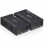MISOTT HDMI Extender 60M Ethernet (HDMI Transmetteur