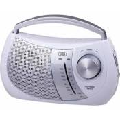 TREVI - RA 764 WHITE - Radio-réveil AM/FM portable