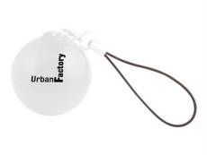 Urban Factory Music Ball White - transforms any container to a speaker using vibrations - Haut-parleur - pour utilisation mobile - blanc