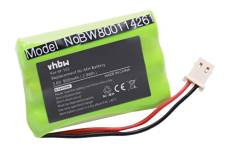 vhbw NiMH Batterie 800mAh (3.6V) pour combiné téléphonique