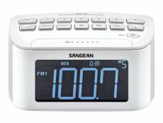 Sangean-RCR-24 - Radio-réveil - 1 Watt - blanc