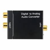 Adaptateur Convertisseur Audio Numérique Coaxial Analogique