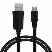 CELLONIC® Câble USB lecteur mp3 data et charge 1A de 1m compatible avec Philips GoGear Vibe (SA4VBE04, SA4VBE08) / Raga (SA4RGA04) / Muse (SA2MUS, SA3