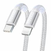 RAVIAD Câble USB C vers Lightning 2m/6.6ft [Certifié