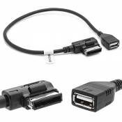 Adapter-Universe Adaptateur USB MMI AMI câble compatible