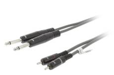 Câble audio stéréo Sweex SWOP23320E30 2x mâle 6,35
