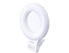 Anneau lumineux LED Dörr pour Smartphone SLR-9 Blanc