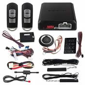EASYGUARD EC002-MA-NS Smart Key PKE Système d'alarme de voiture avec verrouillage de proximité Déverrouillage à distance Démarreur à distance Bouton p