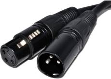 Câble XLR mâle XLR femelle 3 broches - 1,5m - Microphone Son Enceinte Amplificateur Console DMX Phonillico®