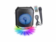 Inovalley hp74bth - enceinte lumineuse karaoke bluetooth