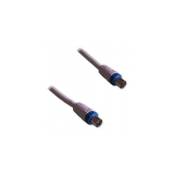 Lineaire - Rallonge de câble d'antenne - IEC connector (9.52mm) mâle pour IEC connector (9.52mm) femelle - 2 m - blanc