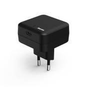 Hama Charger Port USB Type-C Alimentation électrique (PD) 3A Noir