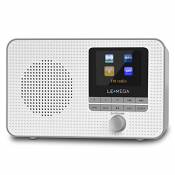 LEMEGA IR1 Radio Internet WiFi Portable, Radio numérique Dab/Dab+/FM, Haut-Parleur Bluetooth, Double réveil, minuterie Sommeil, 60 préréglages, Sortie