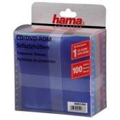 Hama - Pochette CD/DVD - bleu, rouge, vert, orange, violet (pack de 100)