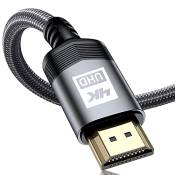 sweguard Câble HDMI 4K 2m Câble HDMI 2.0 Haute Vitesse